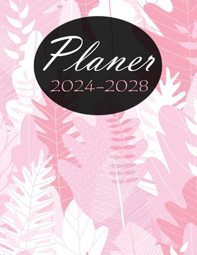 Planer 2024-2028: Monatsplaner 2024-2028 Din A4, 5 jahres planer 60 Monate , mit Deutschlands gesetzliche Feiertage ,Festtag , Ereignisse , Kalender & Organizer
