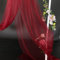 20m x 160cm Soft Tüllstoff,Tüll Stoffe zum Nähen,Netzstoff Dekostoff Drapierstoff für Arbor Hochzeit Vorhang Hochzeitsbogen Freihanddeko Querbehang Gardine Torbogen Zeremonie Party Dekor,Weinrot
