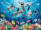 Ravensburger Puzzle 12000200 - Delphine im Korallenriff - 500 Teile Puzzle für Erwachsene und Kinder ab 10 Jahren