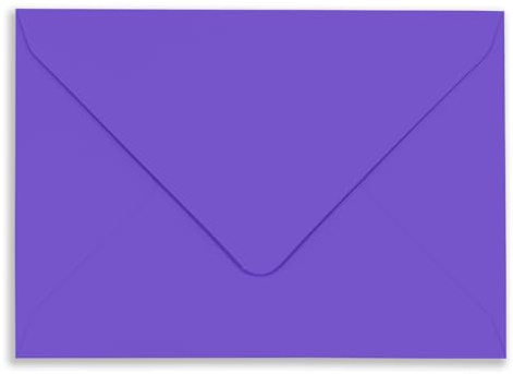 arkCRAFT 25 x C6 Premium Envelopes 100gsm 114mm x 162mm (Purple)