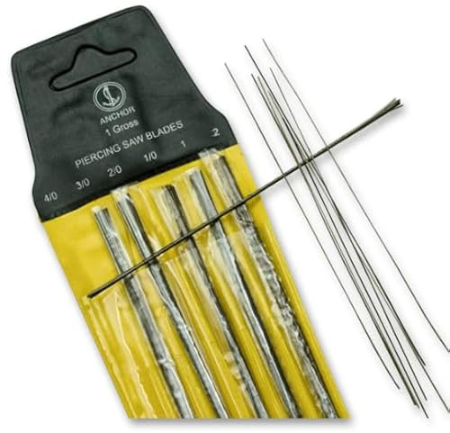 144 Pieces Saw Piercing Blades All Grades Hand Saws Set Watchmakers & Jewellers