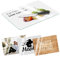 Planche à découper personnalisée en verre trempé avec surface lisse, impression bord à bord, résistante à la chaleur, durable, photo personnalisée (taille L)
