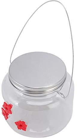 Hängendes Vogelfutterhaus, 3 Futteröffnungen, 475 Ml, Einzigartiges Design, Outdoor-Vogelfutterhaus, Einfache Reinigung, Große Öffnung für den Außenbereich, für den Garten