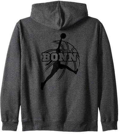 Bonn Basketball Fan Support Rheinland Stadion pink Kapuzenjacke