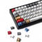 YMDK Retro Manga Theme Keycaps Anime Comic Full Set 136 Keys Creative Interesting Homemade Custom Keycap PBT Dye Sub Cherry Profile Key Caps for MX Mechanical Keyboard