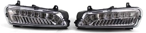 WDMNAO 1 Paar Auto Nebelscheinwerfer für VW Polo 6R Hatchback 2011-2013, Auto Tagfahrlicht Nebelscheinwerfer für Vorne Stoßstange Auto Außenzubehör