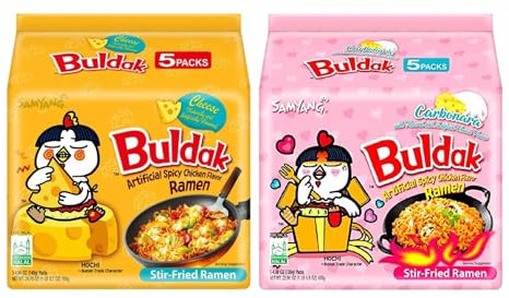 SAMYANG Hot Spicy Chicken Ramen Buldak Mix 2 x 5 Stück