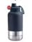 3 in 1 Portable Dog Travel Water Bottle with Detachable Food & Water Bowls, Insulated Accessories, Perfect For Any Trip, Stainless Steel (Indigo)