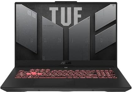 ASUS TUF A17 | 17,3 FHD 144Hz | AMD Ryzen 7 7435HS | RAM: 32GB (DDR5) | SSD: 1TB | NVIDIA RTX 4060 | beleuchtete RGB Tastatur | Windows 11 Pro #mit Notebooktasche