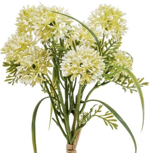 Viana Künstlicher Zierlauch Allium für Elegante Deko-Arrangements, 3 Stück