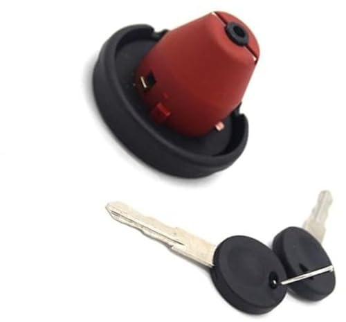 NWQZTS Kraftstofftankverschlussschloss mit 2 Schlüsseln, für VW, für Transporter T4 Caravelle, 7D0201551 1990-2003 Austausch von Autoschlössern