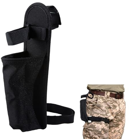 NICENEEDED Ensemble Porte Sabre Laser et Étui de Jambe Étui de Cuisse pour Poignée de Sabre Laser avec Passant de Ceinture Réglable Sangles de Fixation Réglables