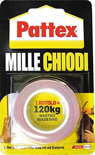 NASTRO BIADESIVO H 19 MT 1,5 MILLECHIODI PATTEX
