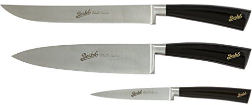 Berkel, Elegance Set 3 coltelli chef Nero
