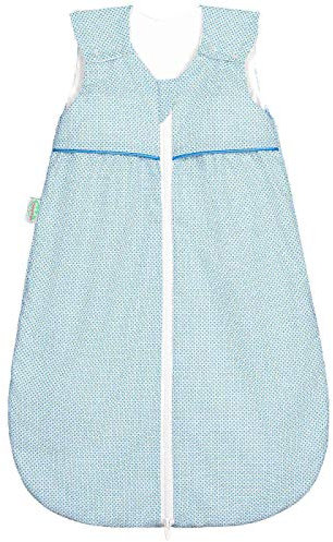Odenwälder Jersey-Schlafsack Anni light square aqua 130