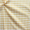 STOFFKONTOR 100% Baumwollstoff Stoff Züchen Vichy Karo groß - Öko-Tex Standard 100 - Meterware, ocker- weiss - zum Nähen von Bekleidung, Vorhängen, Bettwäsche, Dekorationen uvm.
