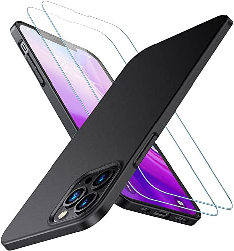 TORRAS 2023 NEU für iPhone 12 Pro Max Hülle, iPhone 12 Pro Max Hülle für MagSafe [Ultra Dünn & Rundum-Schutz] Handyhülle iPhone 12 Pro Max Case mit 9H Schutzglas
