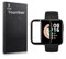 Youniker Pack de 3 protectores de pantalla compatibles con Xiaomi Mi Watch Lite, protectores de pantalla de cobertura completa 3D, antiarañazos