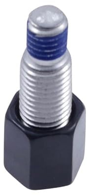 Spiegeladapter M8x1.25 auf M10x1.25 mm Rechtsgewinde, schwarz, für Spiegel