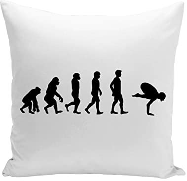 Fabulous Kissen Kissenbezug 40x40 cm Evolution Yoga Meditation Wellness Indien