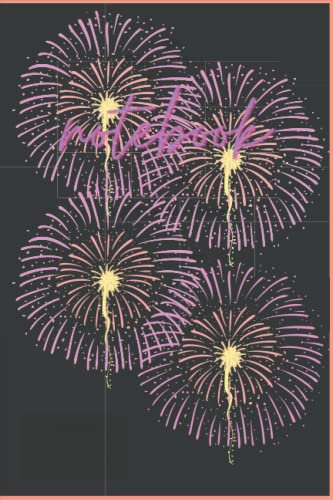 NoteBook: Colorful Night Sparks NoteBook