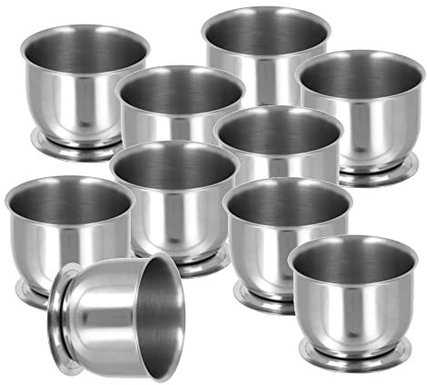 10er SET METALTEX 185307010 Eierbecher, Inox