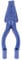 Nail Pliers ABS Compact Size Secure Nails Hammering Nailing Holder Handy Household Tool Blue