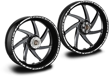 Adesivi cerchi moto compatibile con honda NC 750 X (grigio)