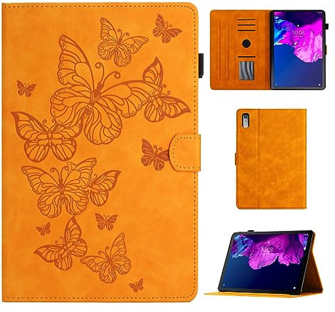 CASAFUNY Funda para Lenovo Tab P11 2nd Gen 11.5 Pulgadas 2023 Case Carcasa con con Soporte Fnción y Auto-Sueño/Estela para Lenovo Tab P11 2nd Gen 2023 11.5 Pulgadas 2023 TB350FU/TB350XU, Naranja