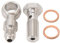 Banjo-Bolzen 4AN bis M12 x 1,25 mm, Set mit Banjo-Schrauben, robust, Edelstahl, rostfrei, für TD04L TD04H