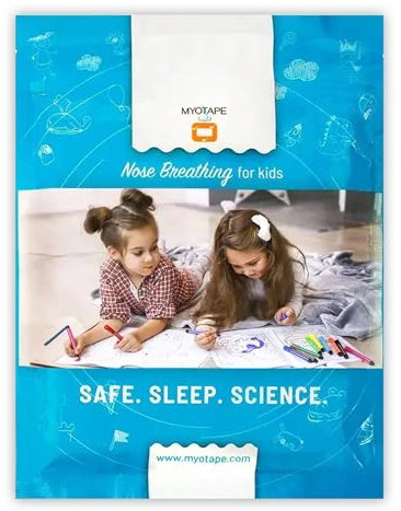 MYOTAPE Schlafstreifen klein - Verbessern Sie Ihre Schlafqualität - Hilft beim Atmen durch die Nase während des Schlafes - Hilft Mundatmung und Schnarchen zu reduzieren - Bequem & Elastisch