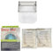 JCSPARES® - Filtro Filacci Scarico In tessuto + Kit Pulizia Muffa Calcare Grassi Sedimenti per Lavatrice Compatibile Con LG per modelli: WFT WF6 T85 Ed Ulteriori