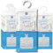 KROWN - Pack de 12 Bolsas Antihumedad con Percha para Armarios, Garajes, Trasteros y Autocaravanas - Deshumidificador Absorbente de Alta Eficiencia, Elimina Humedad y Malos Olores