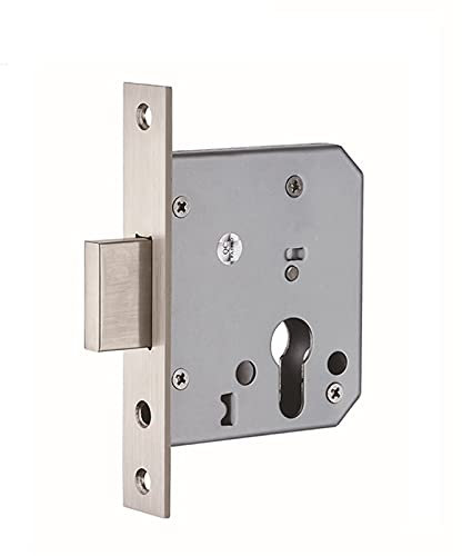 UPVC Door Lock Gearbox, Door Lockcase Lock Core Passage Handle Indoor 40 45 55mm Lockbody Hardware Invisible Piping(40mm)