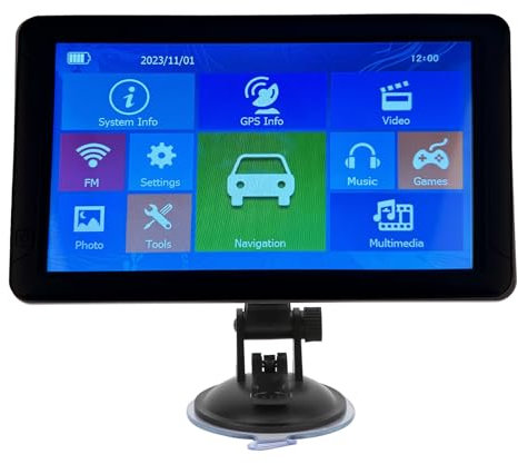 9-Zoll-Gation mit CE-Anleitung für Autos, Tragbares Gation-System 800×480 Display, Ideal für LKWs