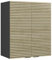 Vicco Küchenschränke Fame-Line, hängender Küchenschrank, Eiche Paneel, 60 cm