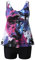 TYUIOP Tankini Damen Bauchweg Damen Bikini Set Push Up Bustier Zweiteilig Sommer Sportliches Bademode Strand Bikini Bikini Damen Set Grün Badeanzug Sexy Oversize Tankini Damen