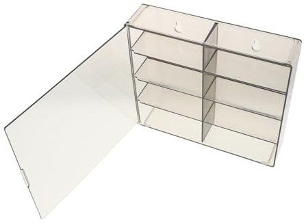 Abaodam Fach Spielzeugauto Aufbewahrungsbox Aus Transparentem Material Stapelbare Vitrine Für Autos Robuste Und Stilvolle Aufbewahrungslösung Für Sammlermodelle Und Spielzeugautos