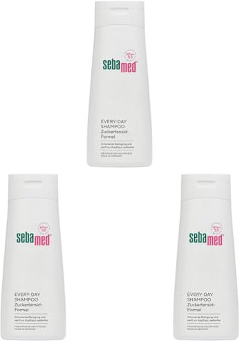 SEBAMED Every-Day Shampoo 200 ml, Haarshampoo für Damen und Herren, für die tägliche Haarwäsche, besonders mild durch Zuckertensidformel, mehr Fülle und Glanz, ohne Mikroplastik, MADE in Germany