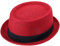Trenzeo Porkpie Fashion Hat – Breathable Summer Mesh Pork Pie Hat for Men Outdoor Hat Men's Hats (UK, Alpha, XL, Standard, Red)
