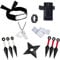 Dazzroi Anime Cosplay Accessoires, Kits De Déguisement, ModèLe De Jouet En Plastique FléChettes, Bandeau, Kunai, Collier, Anneau, Sac à Compartiment Unique, Bande éLastique pour Halloween Carnaval