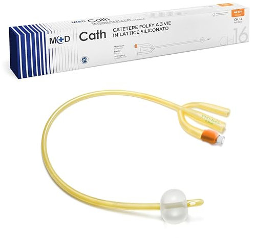 Catet Foley Lattice siliconato a 3 vie 16CH Vol. 30 ml STERILE (Confezione da 10 pz)