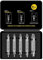 Daoxue Schraubenausdreher Set, 5-teilig, HSS 4241 Stahl, Linksausdreher für Beschädigte Schrauben, mit Sechskantschaft, Grau