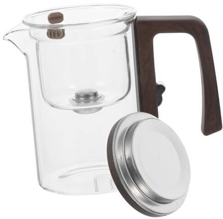 GLEAVI Théière Verre Avec Infuseur Bocal Thé Glacé Pour Réfrigérateur Théière Transparente Pour Thé Vrac