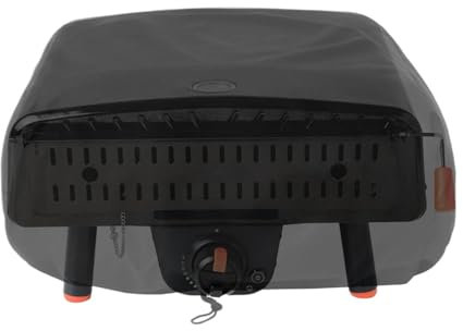 Housse étanche pour four à pizza – 600D pour Ninja | Protection de four d'extérieur | Housse anti-poussière avec cordons de serrage inférieurs pour extérieur, terrasse, jardin, pique-nique