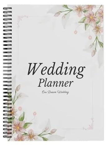 Correa Bridal Wedding Planner Hardcover Engagement Notebook for Newly Engaged Couples Brides