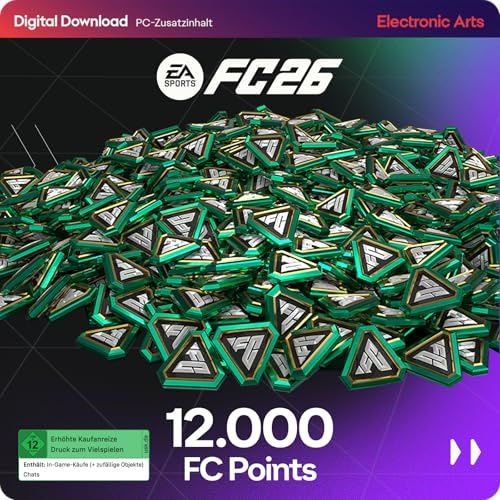 EA Sports FC 26 12000 UT Points PCWin | Download Code EA App | Deutsch