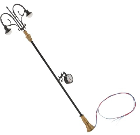 Amosfun 75 aus Schwarzem Kunststoff Langlebig Flexible Kleiner LED Beleuchtung für Garten Puppenhaus und Modellbahn
