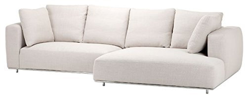 Casa Padrino Luxus Sofa Naturfarbig - Designer Ecksofa