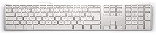 Matias Wired Aluminum Keyboard- Silver - Mac - UK